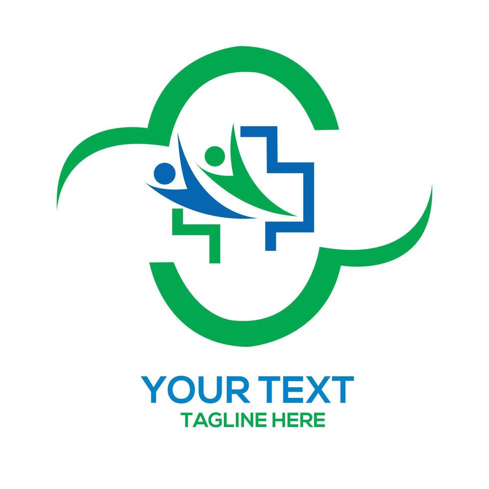 Unique Medical Logo Design Template for Healthcare vector
