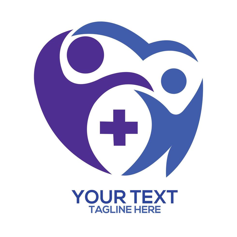Simple Healthcare Medical Logo Design Template vector