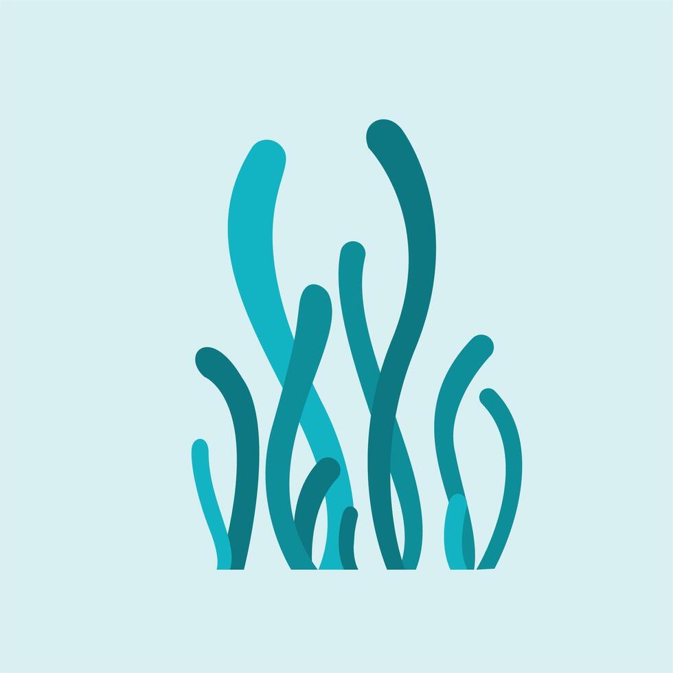 prehistoric tentacle fern isolated. dinosaur food, illustration Exotic plants collection. vector