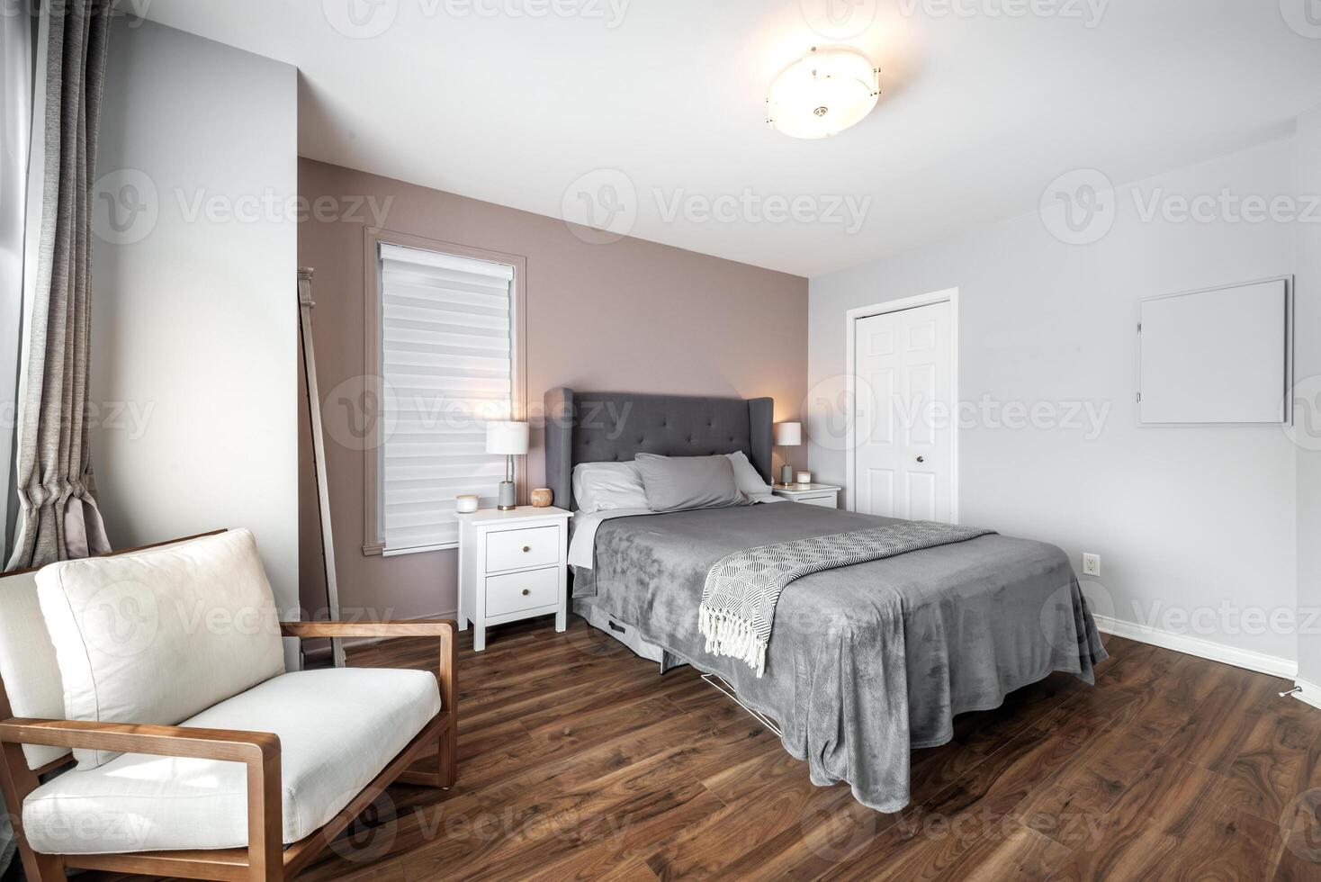 Inside and outside facade and interior of apartment in Brossard closed to Montreal Quebec Canada photo