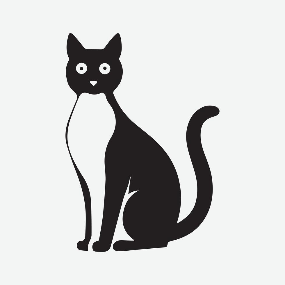 The Art of Cat Silhouette Icon Design A Beginner Guide vector