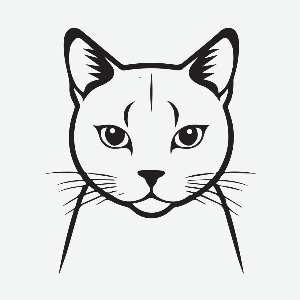 Cat Silhouette Icon Design Ideas for Your Logo or Website vector