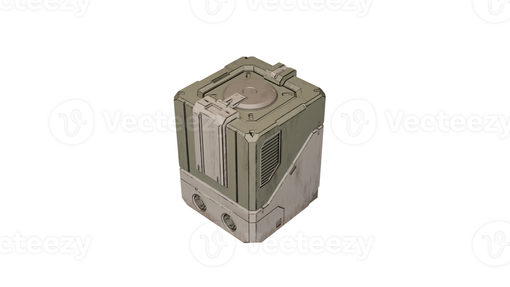 sci-fi box isolated png