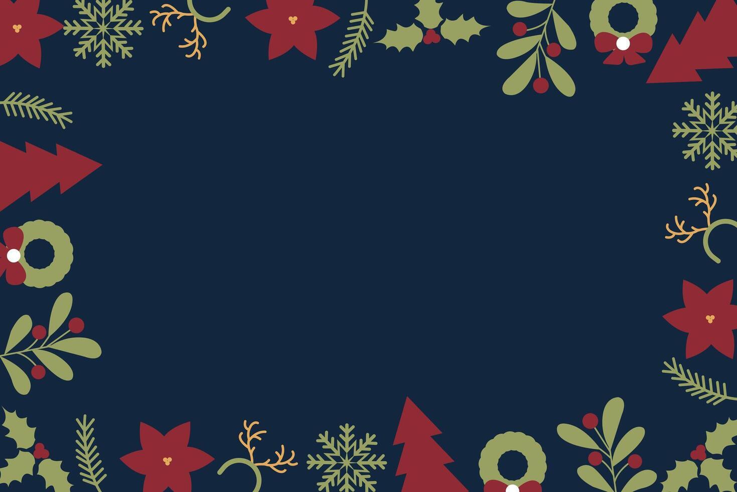 Merry Christmas background vector