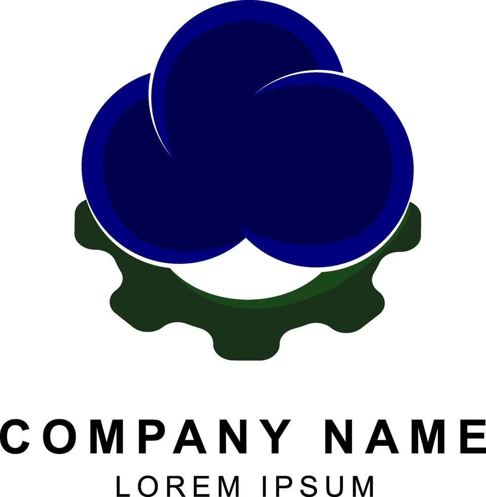 logos for businesses and so on, in the form of clouds and machine gears vector