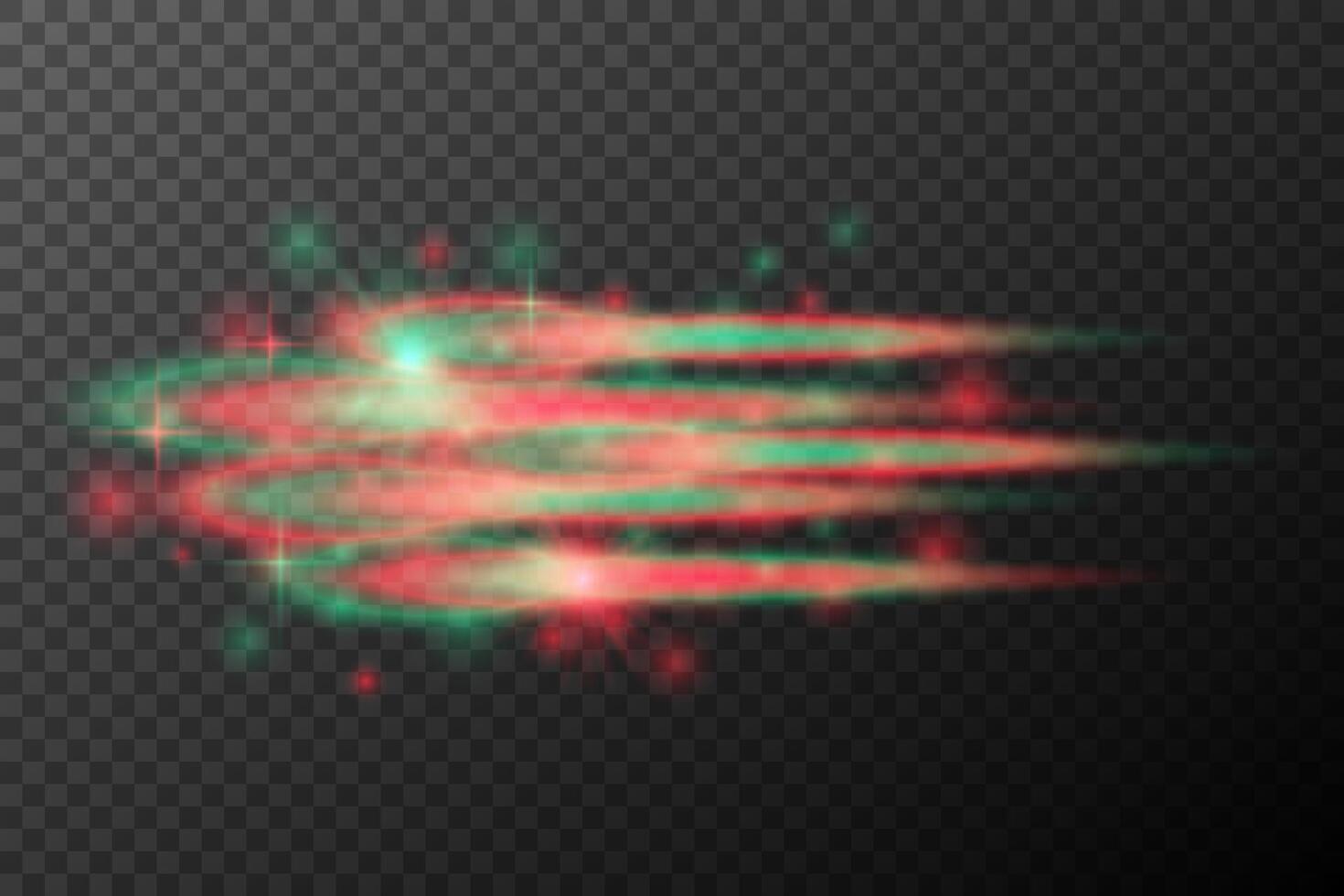 a red and green light vector