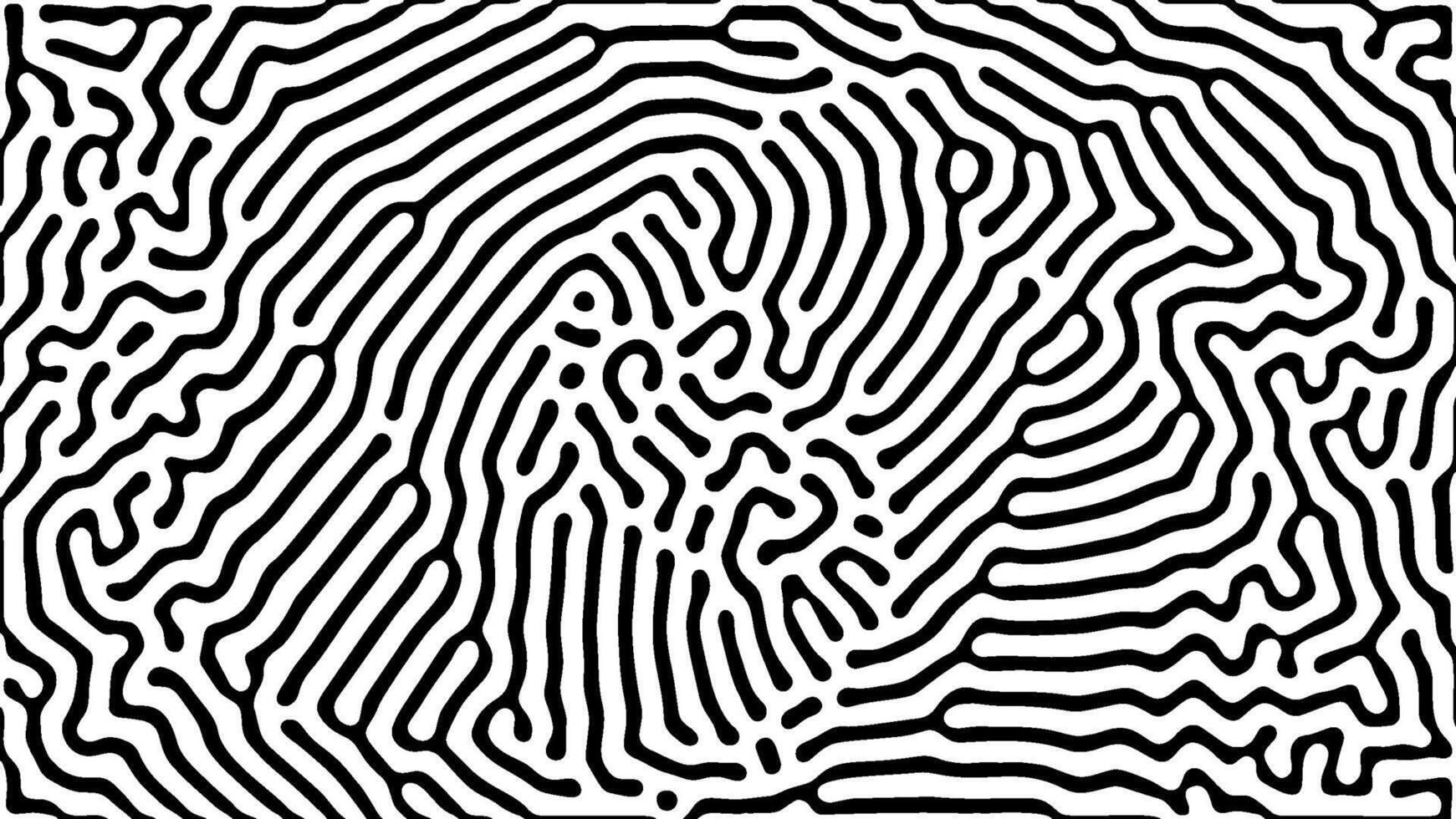 Geometric abstract illusion art with concentric lines vector