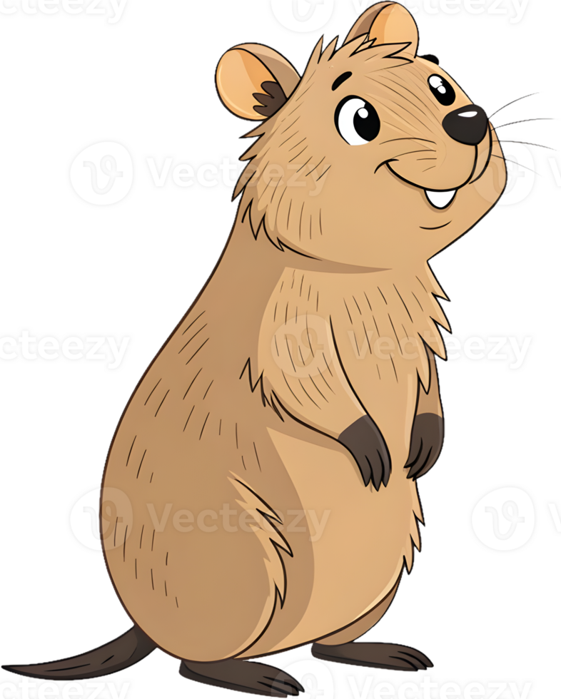 Charming Quokka Cartoon Clipart for Creative Ideas. . png