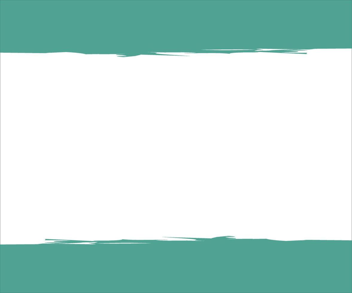 A white frame with a green border vector