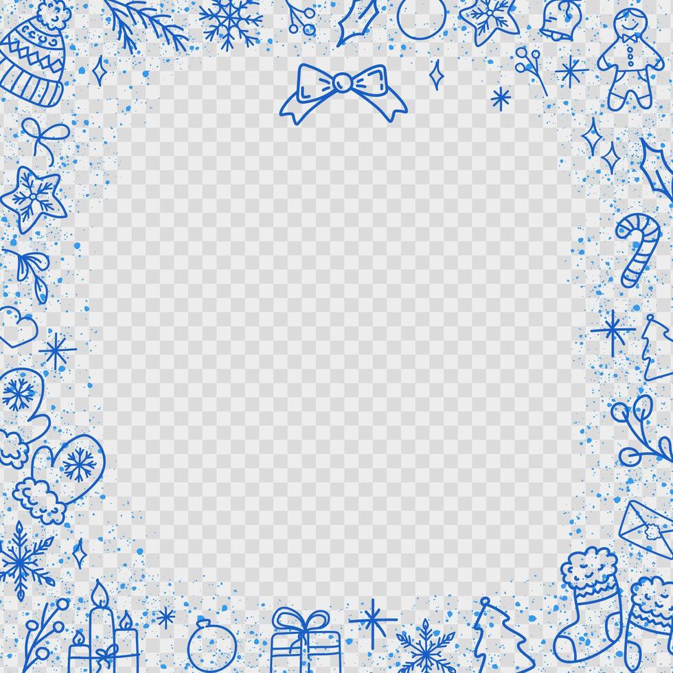 winter background with new year background and space for text vector