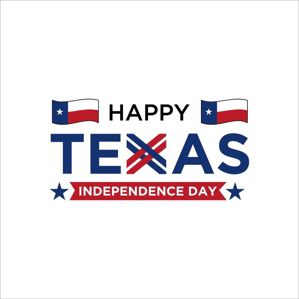 Texas Independence Day Background illustration vector