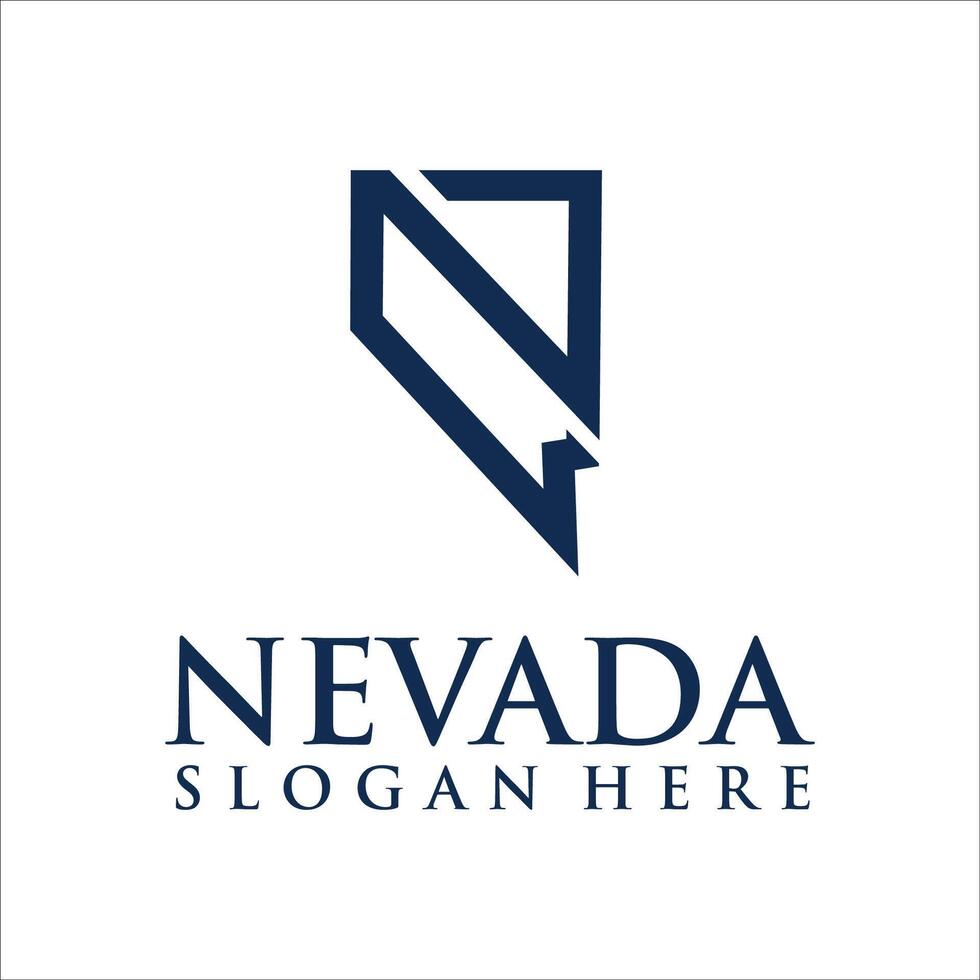 Nevada logo design template element vector