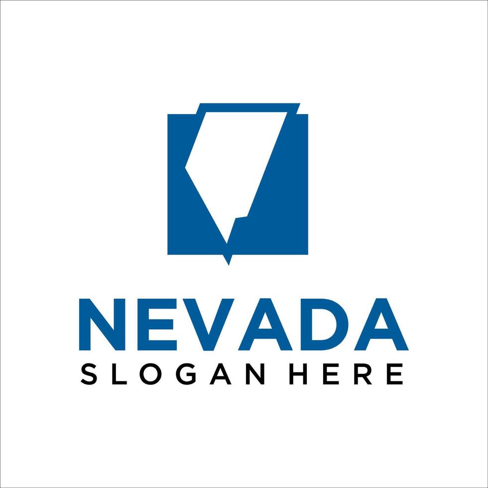 Nevada logo design template vector