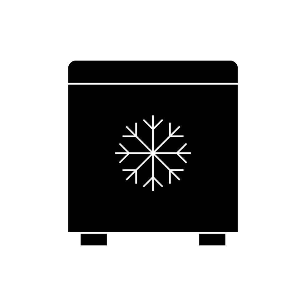 refrigeration freezer icon vector