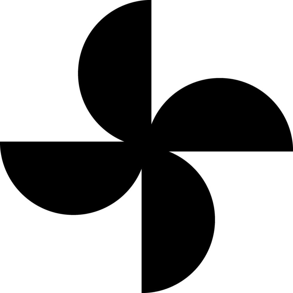Minimalist geometric shape for logo vector