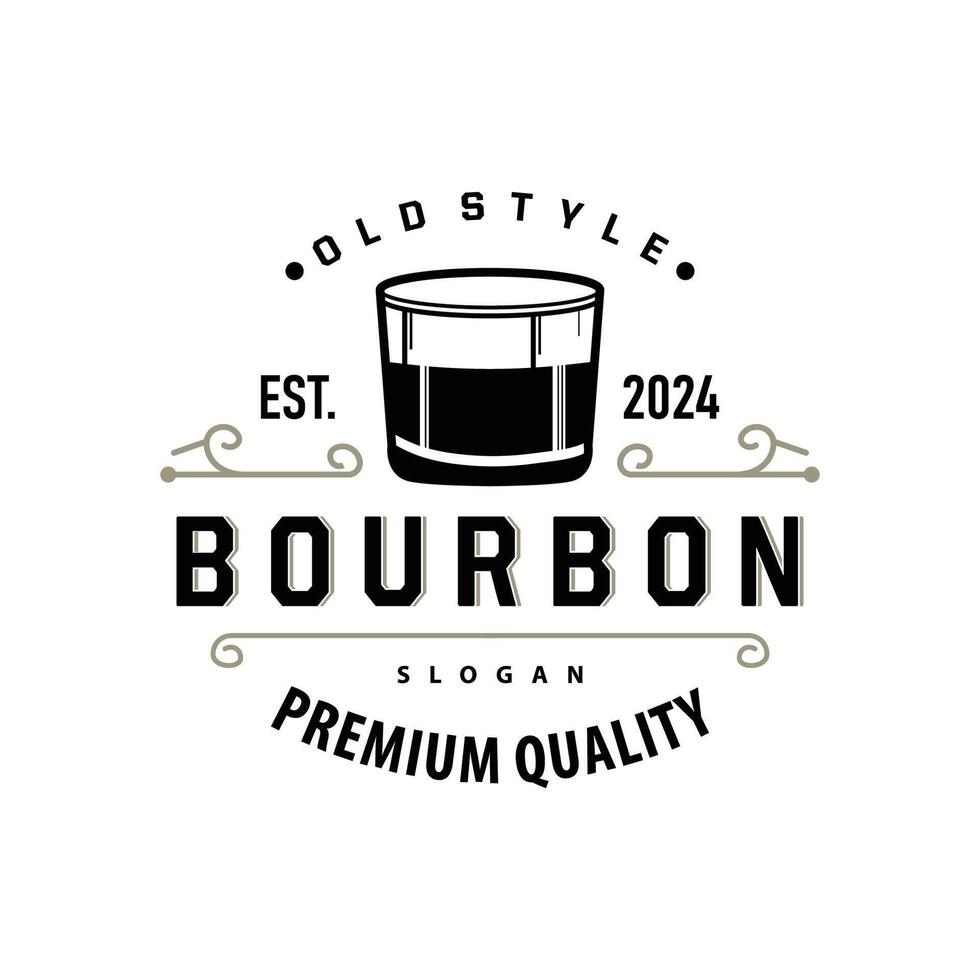 Whiskey Logo Template vector