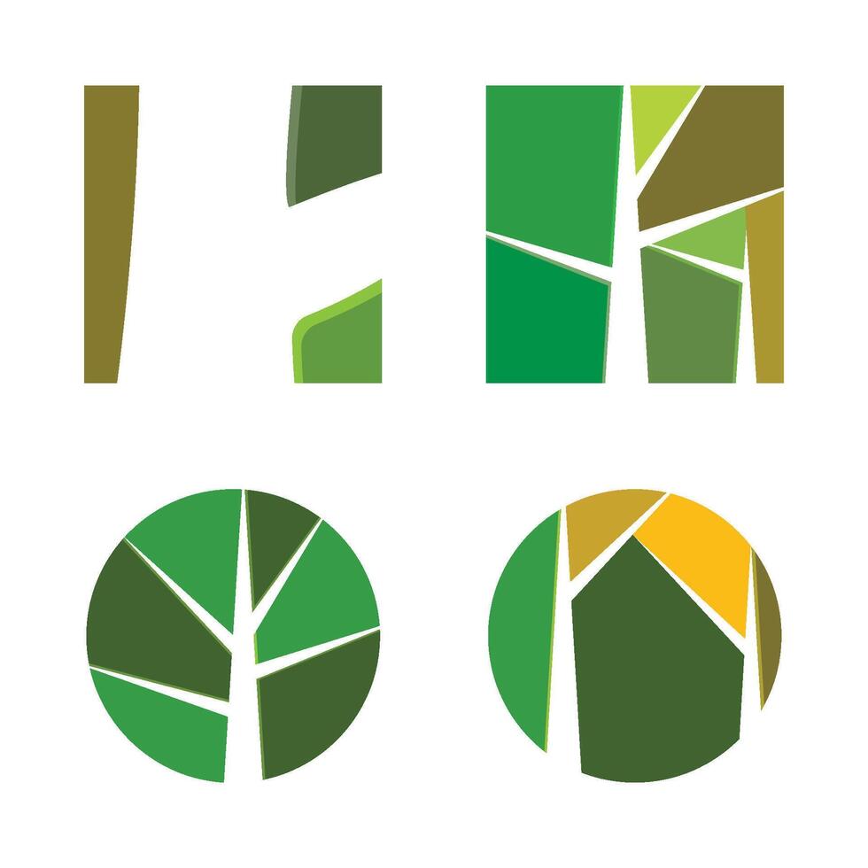 Tree Template Icon vector