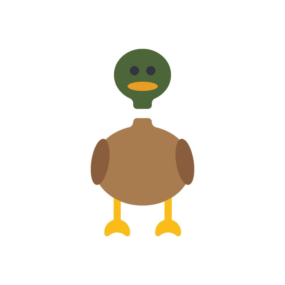 Duck Logo Template Icon vector