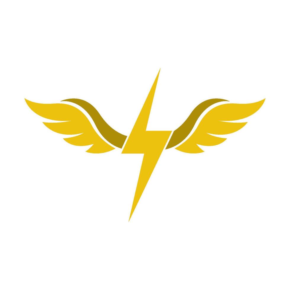 Wings icon logo design vector