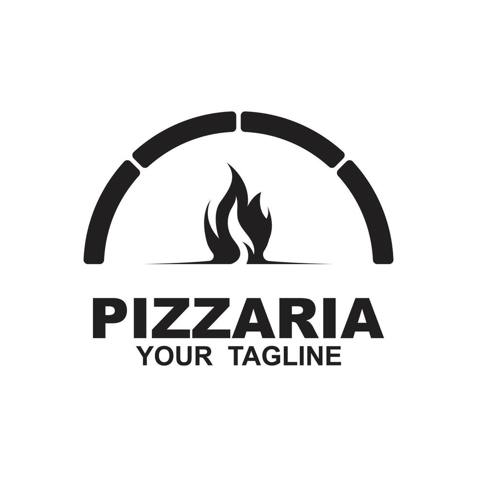 Pizza Logo Template Design , Emblem, Design Concept vector