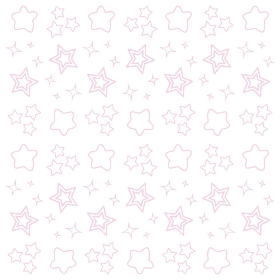 various star shapes pattern vector