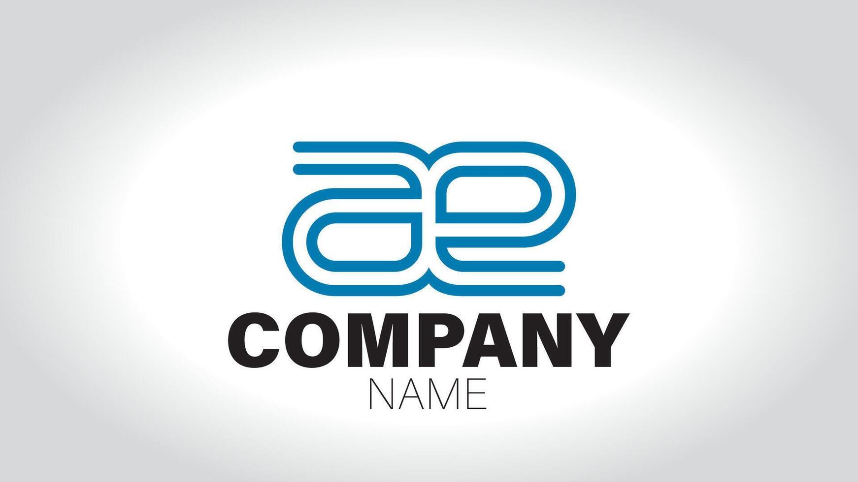 A2 logo design template vector
