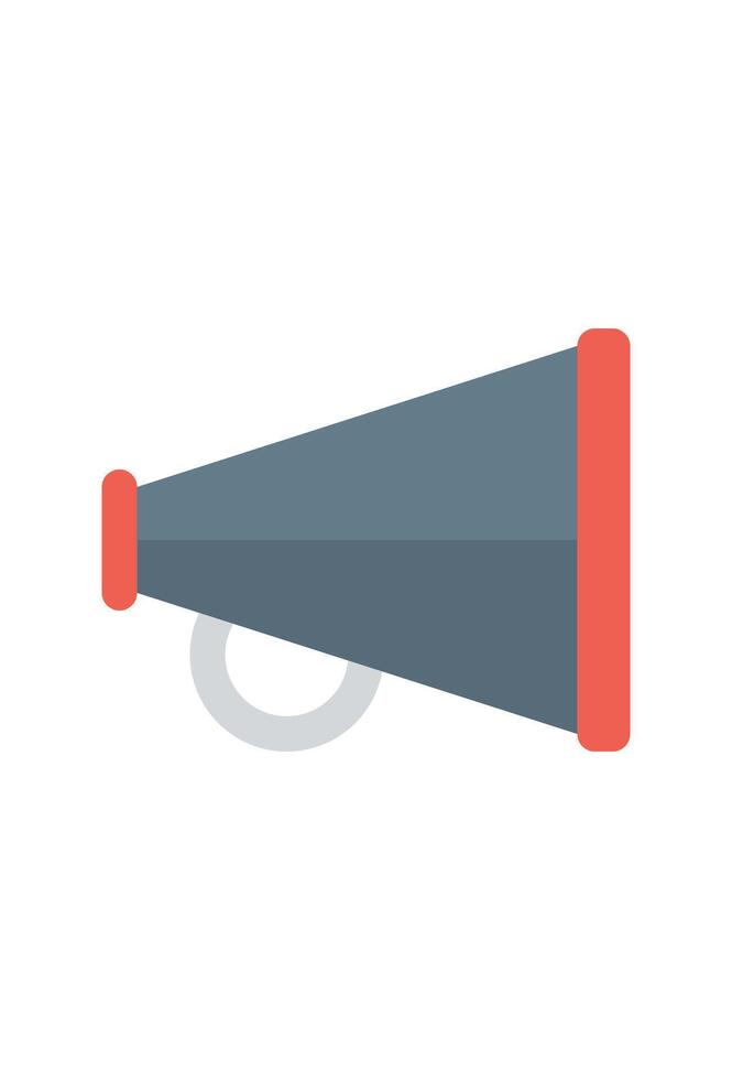 A megaphone icon on a white background vector