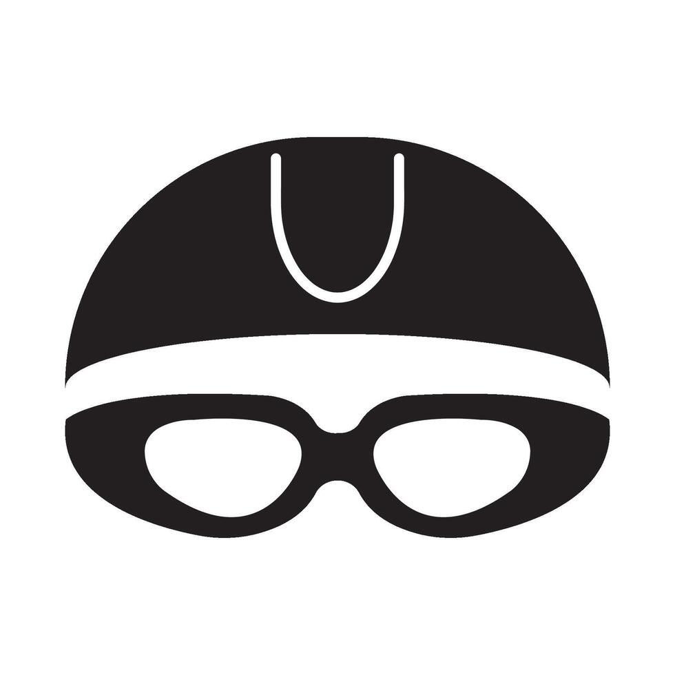swimming goggles icon illustration design template vector