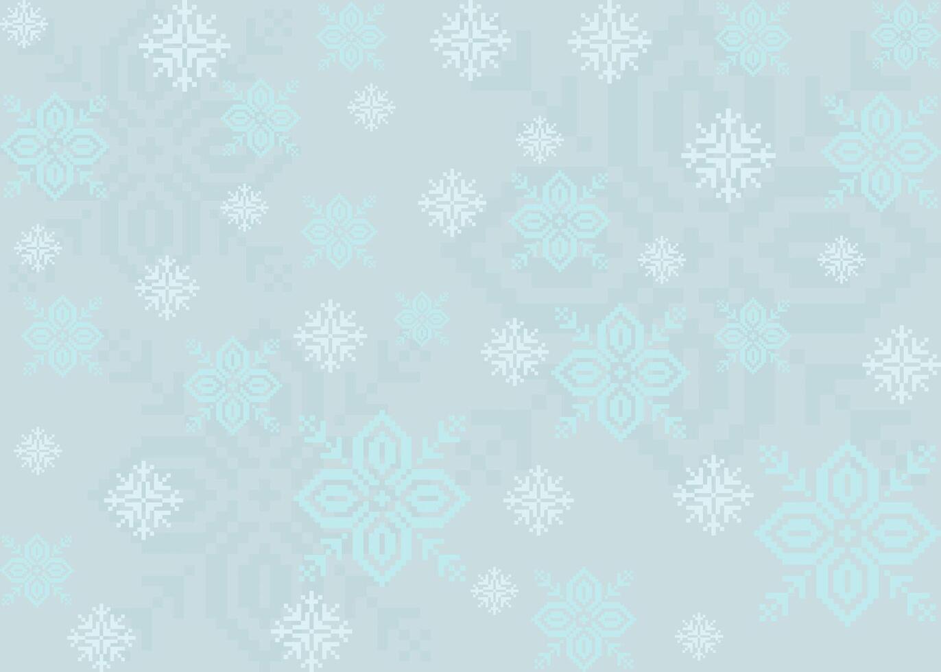 Seamless Winter Snowflake Fair Isle Christmas Background, Scandinavian Christmas, Nordic Christmas, Traditional Christmas Knit, Holiday Knit Pattern vector