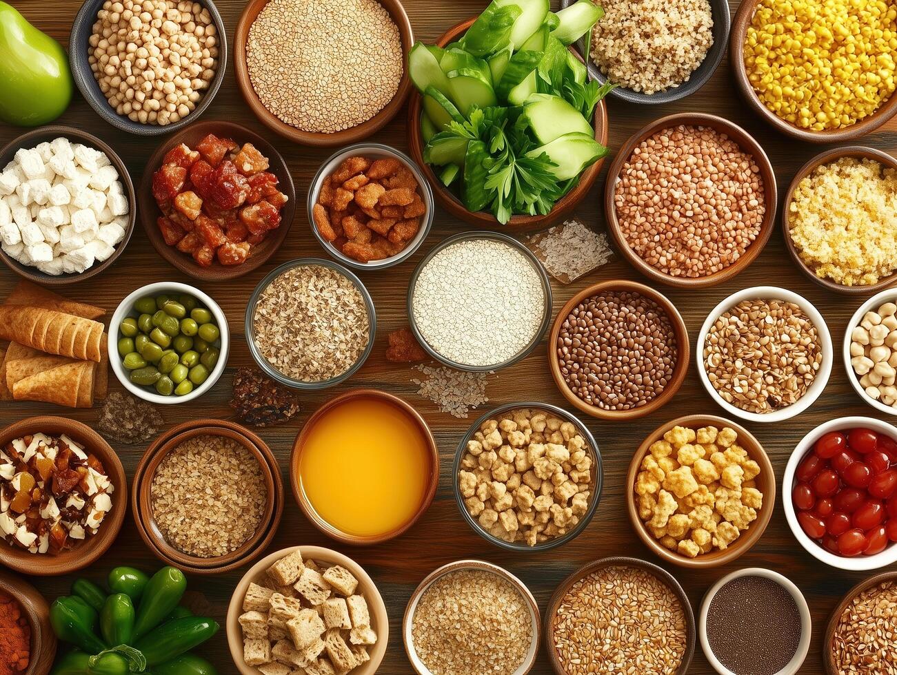 A Diverse Array of Healthy Ingredients photo