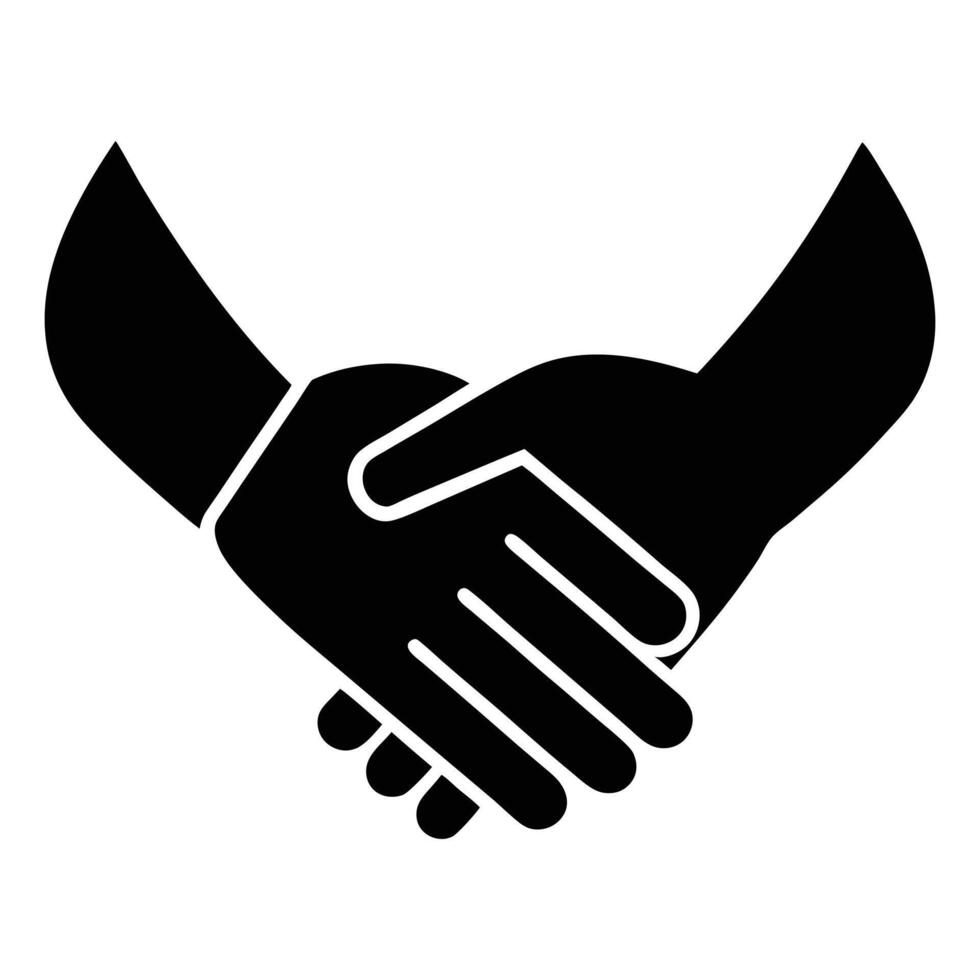 hand palm care love icon handshake heart symbol vector