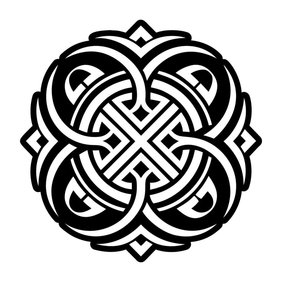 Ancient sigil icon in filled style vector