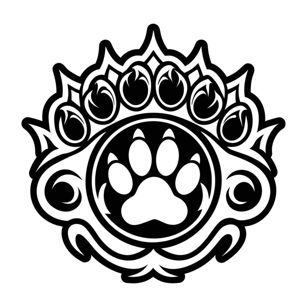 A filled style icon of mystical crystal vector