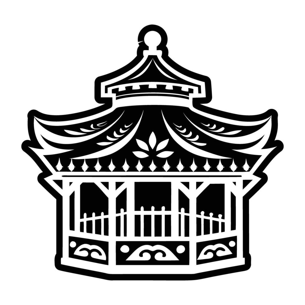 A glyph style icon of royal castle vector