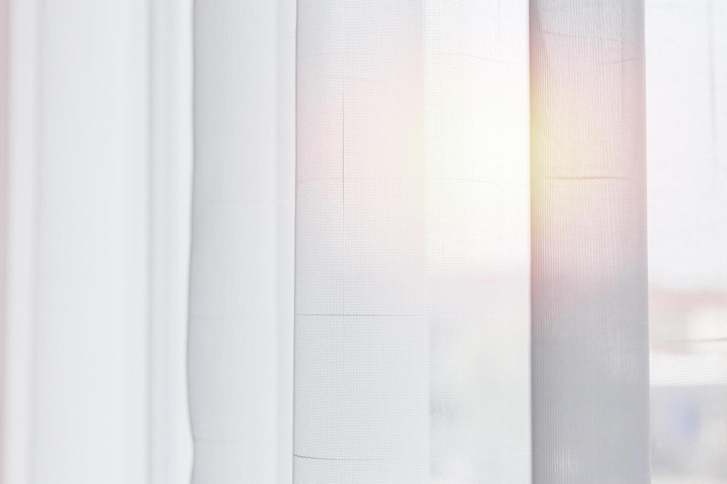 Sunscreen curtain UV protection sunshade closeup texture made from PVC or Polyester fiberglass photo
