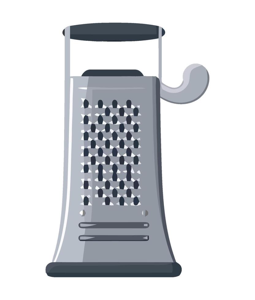 grater, kitchen utensil for food preparation vector