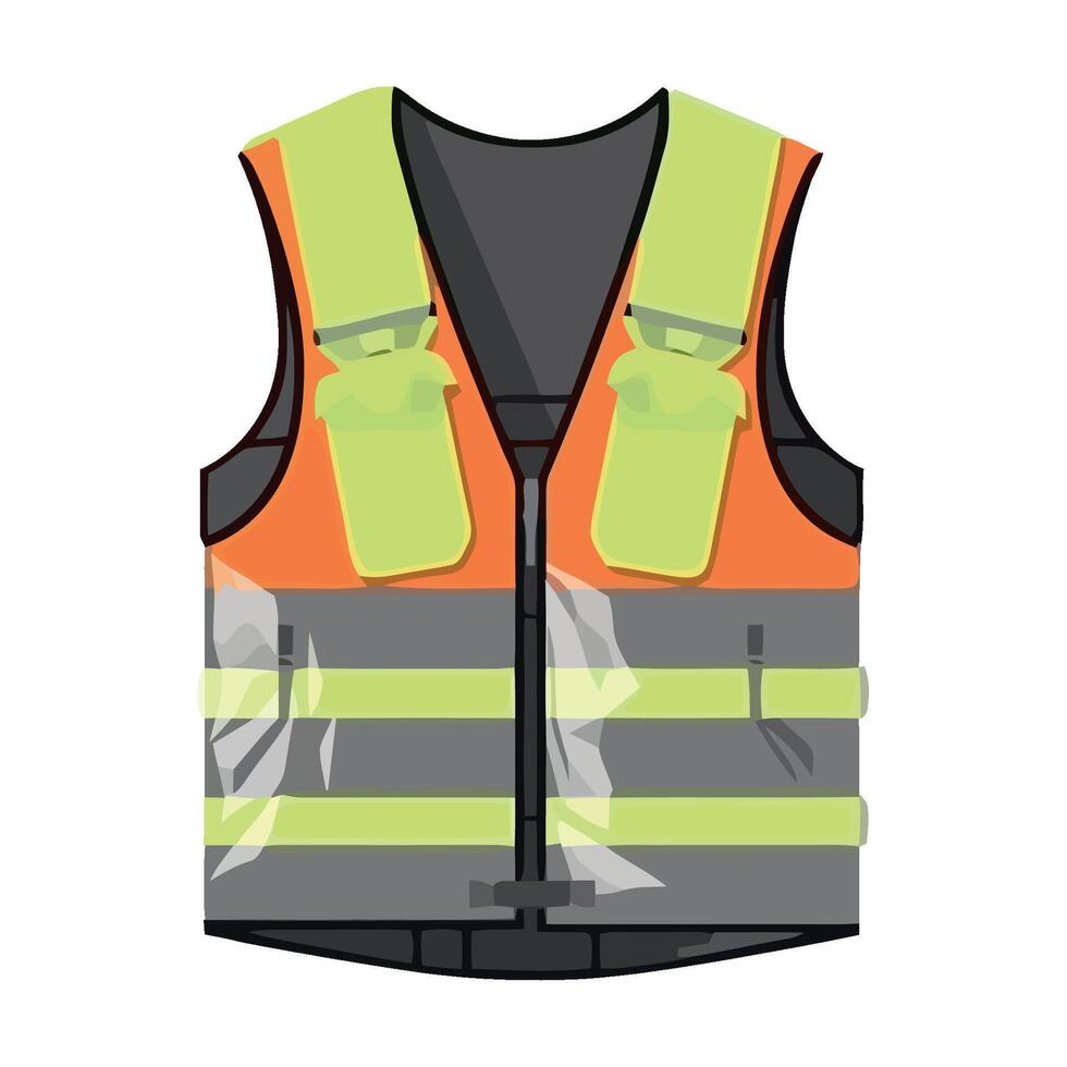 Protective workwear safety equipment icon isolated vector
