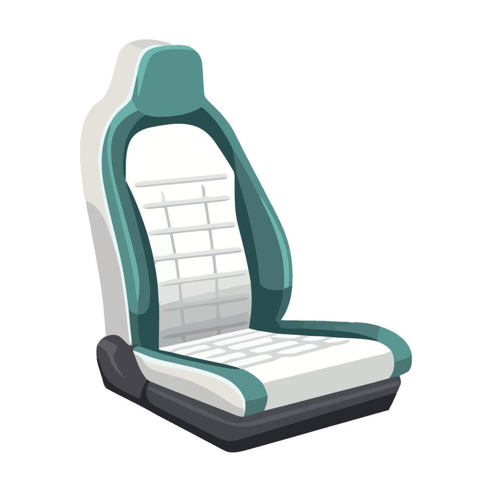 Comfortable transportation icon modern car seat icon isolated vector