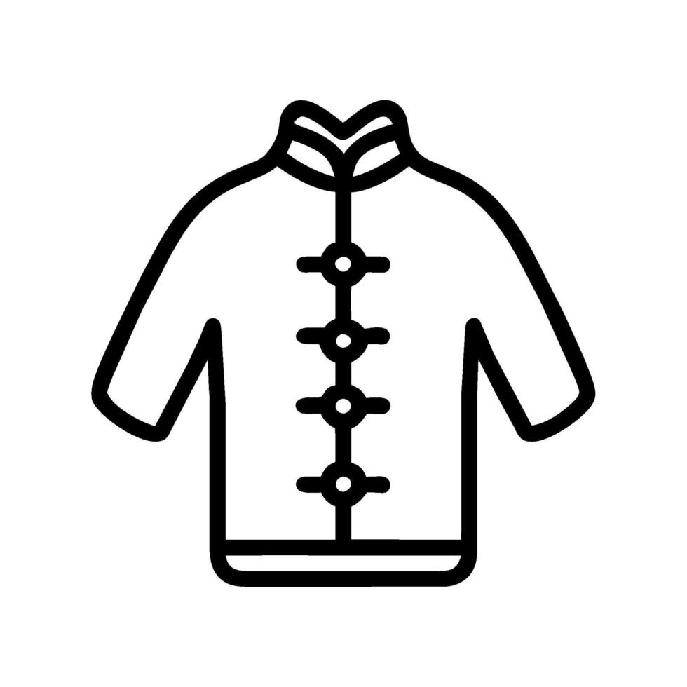 chinese dress icon design vector