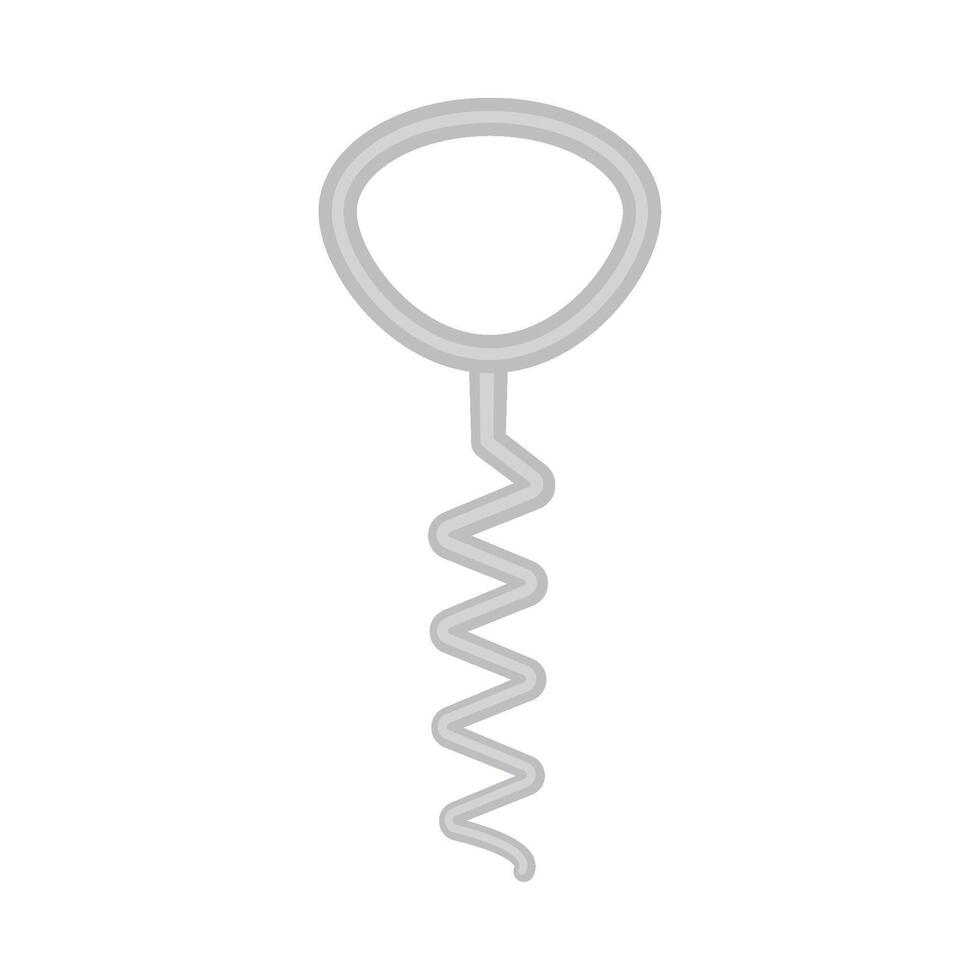 corkscrew illustration design vector