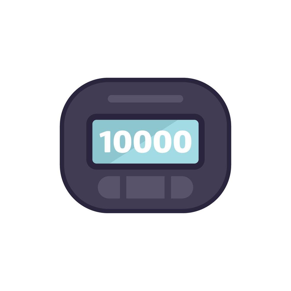 Customer queue management system showing number one hundred thousand on display screen vector