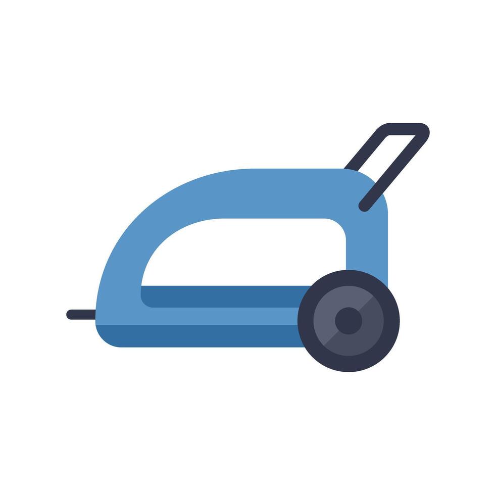 Blue empty pet carrier with open top for easy access vector