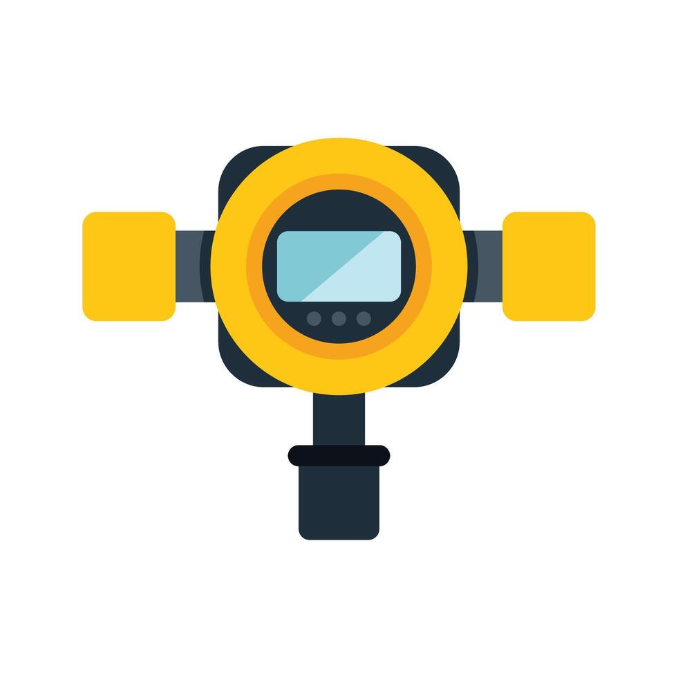 Electromagnetic flow meter measuring water flow rate vector