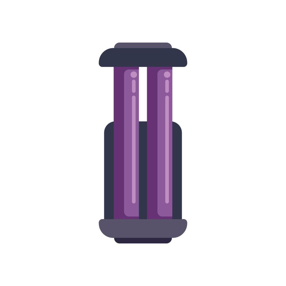 Modern ultraviolet air sterilizer purifying air with uv light vector