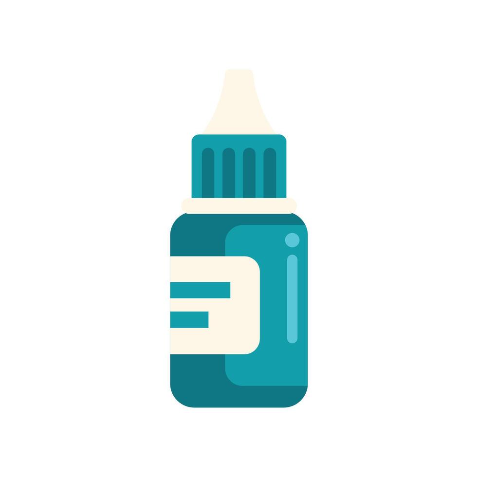 Nasal spray medication for the common cold and flu season vector
