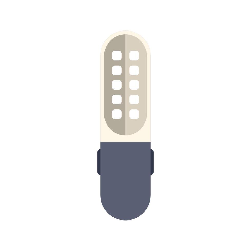 Modern led lamp providing bright illumination vector