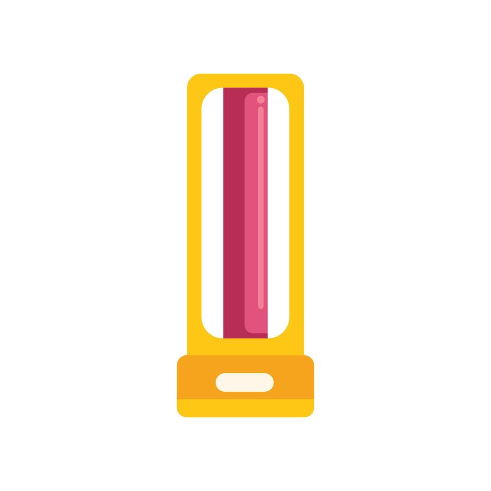 Ultraviolet lamp standing on a white background vector