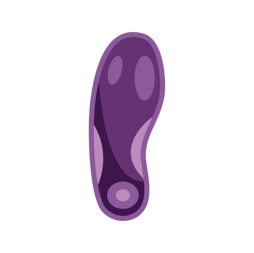 Purple bacterium or amoeba moving and rotating vector