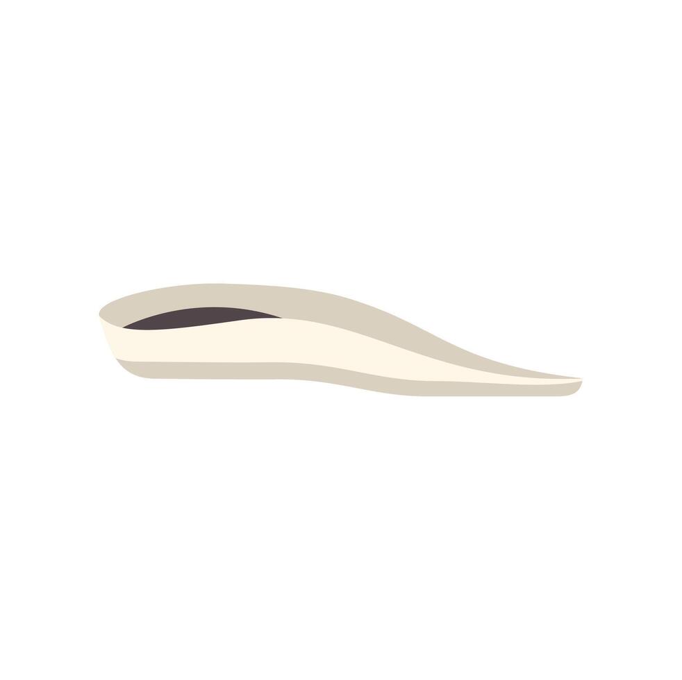 Orthopedic insole providing cushioning support for comfortable walking vector