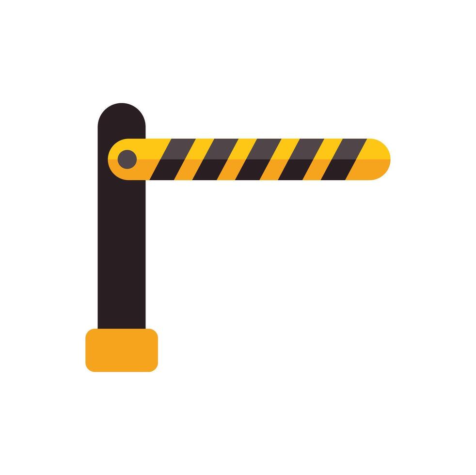 Automatic barrier gate closing access point vector